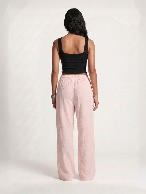 Pink Straight Pants
