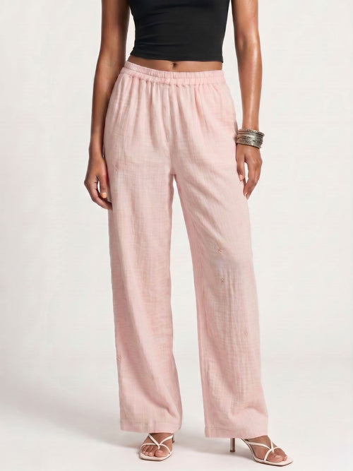 Pink Straight Pants