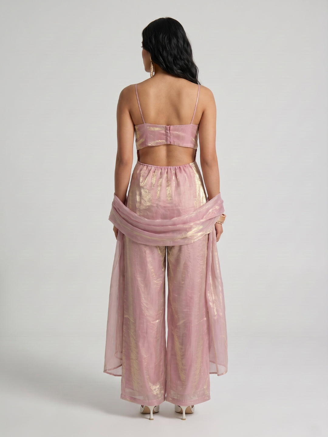 Sonia Pink Fendi Pant & Dupatta