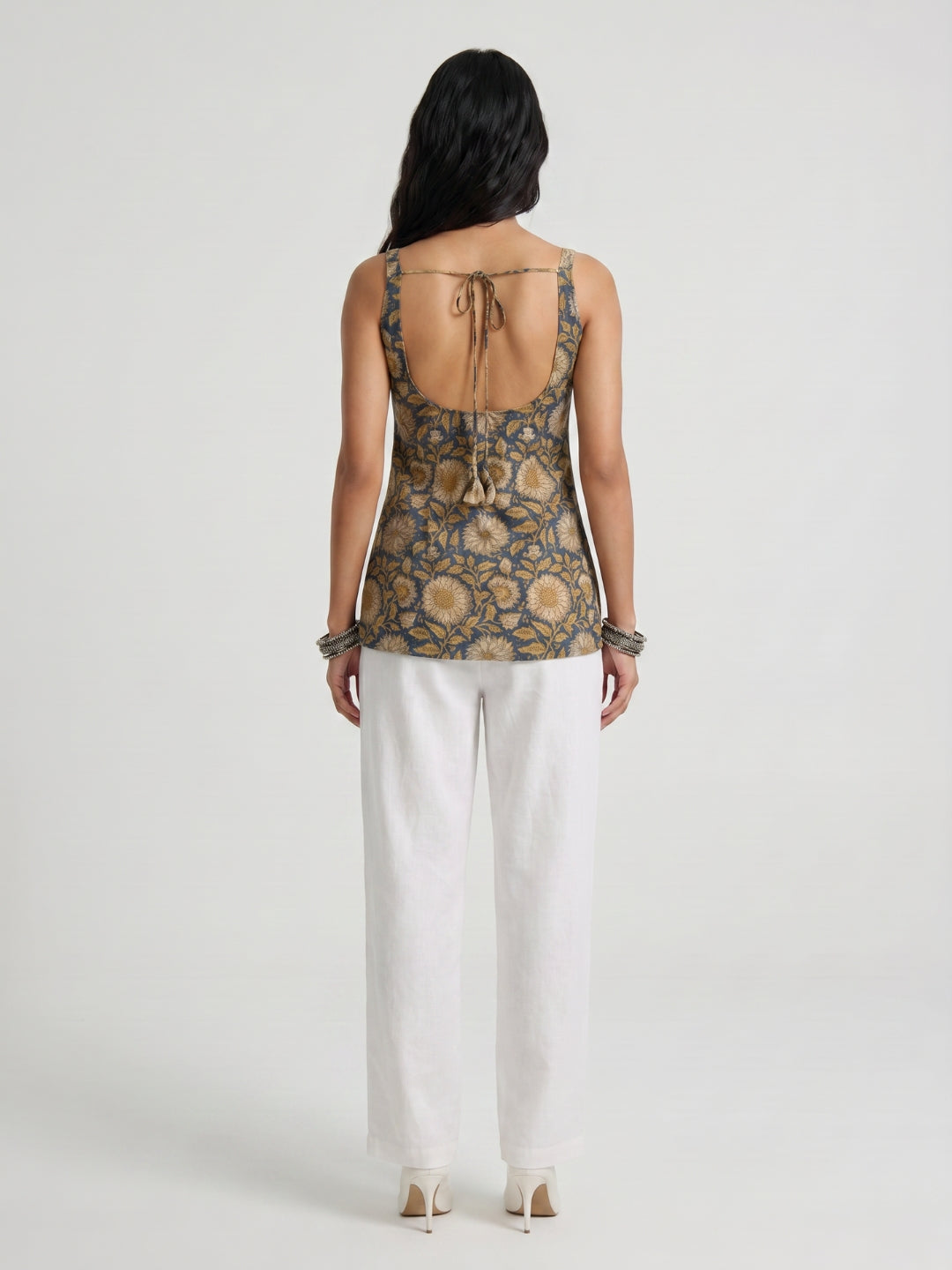 Suriya Open-Back Kurti Top