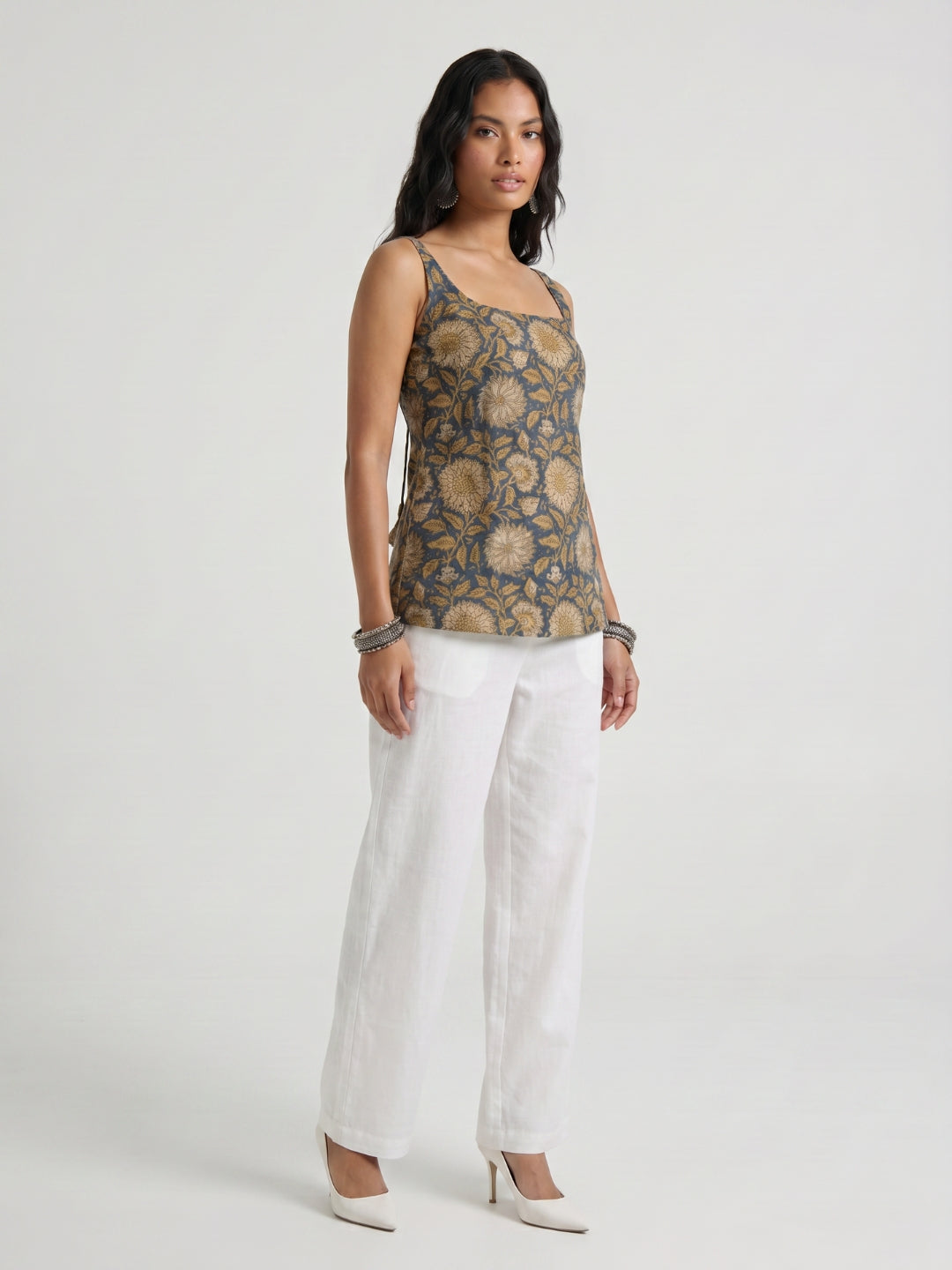 Suriya Open-Back Kurti Top