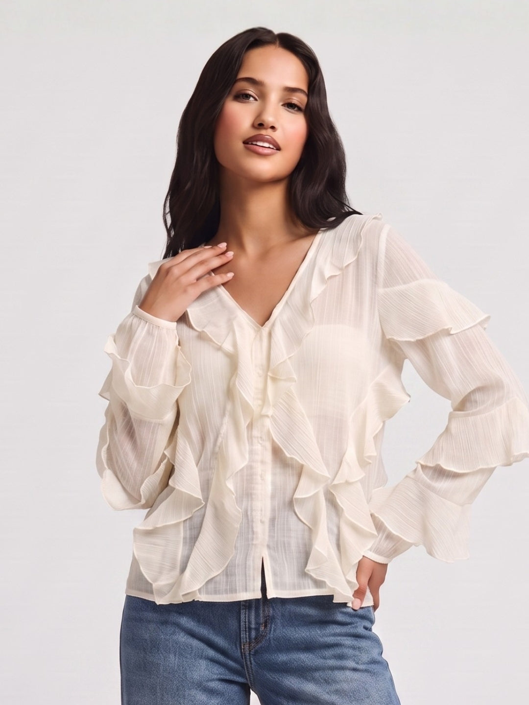 Zyra Ruffle Top